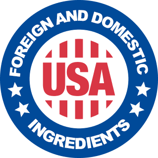 Made with foreign and domestic ingredients